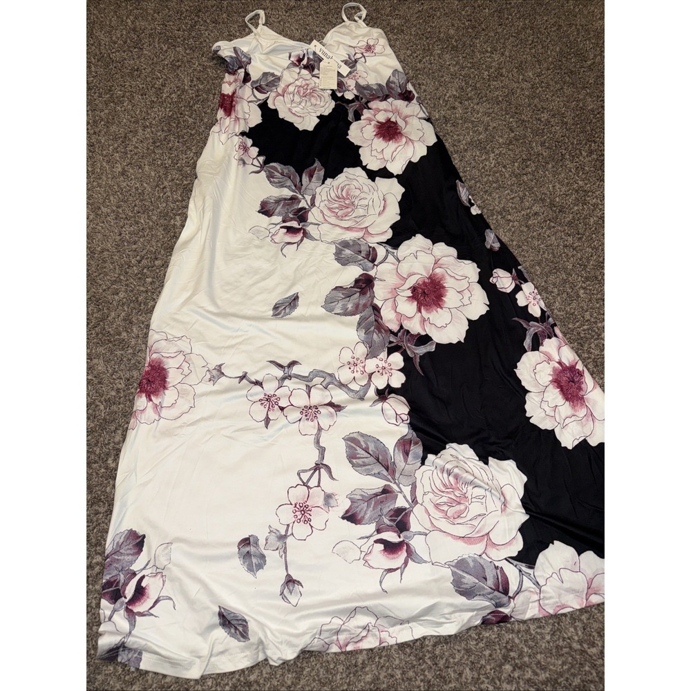 Vunahzma Women's Floral Dress Size Large do You Know It's Time For The Los Angel